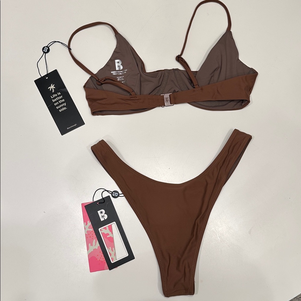 Blackbough Brown Underwire Bikini Set - Picture 4 of 8